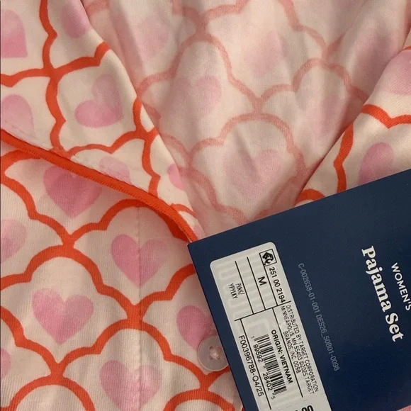 Roller Rabbit x Target Women’s Geo Hearts Short Pajama Set-XS,S,M-NWT - Picture 8 of 8